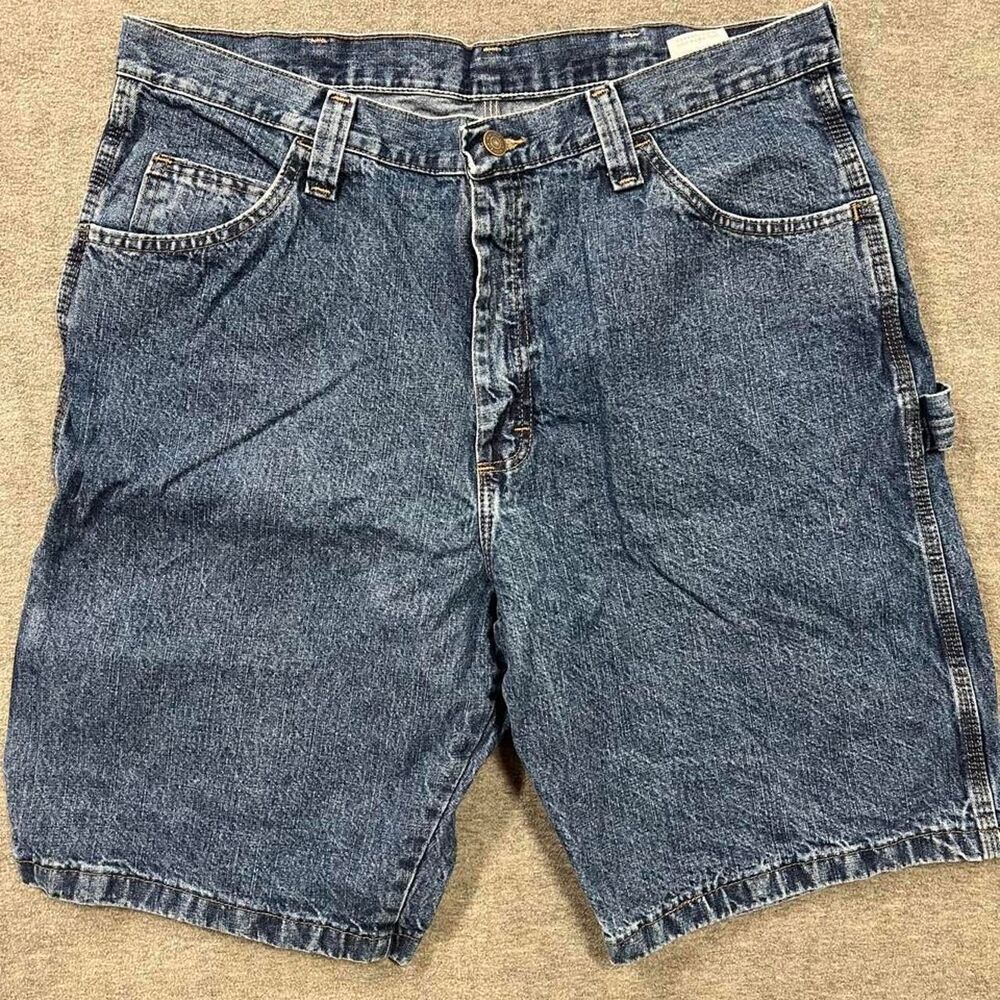 Wrangler Men's Blue and Navy Shorts